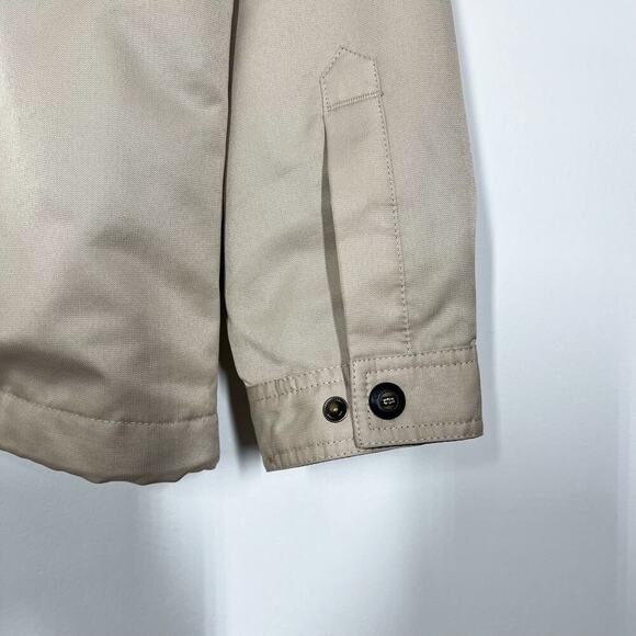 Cutter & Buck Ladies Golf Windbreaker Jacket Sz M Beige Front Zip Casual Outdoor - Picture 5 of 12